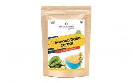 Tots And Moms Foods Banana Dalia Cereal   Pack  200 grams